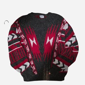 Vintage Nicolas 90s ski sweater wool blend